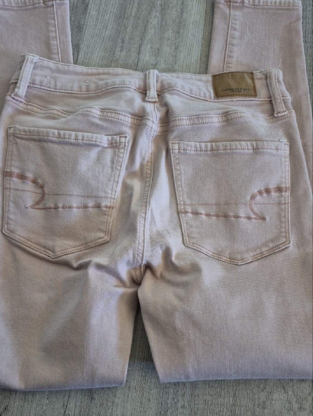 American Eagle Outfitters Skinny Jeans in Dusty Mauve - Picture 6 of 7